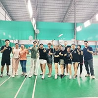 badminton tour in summer 2020 - cool and sweaty